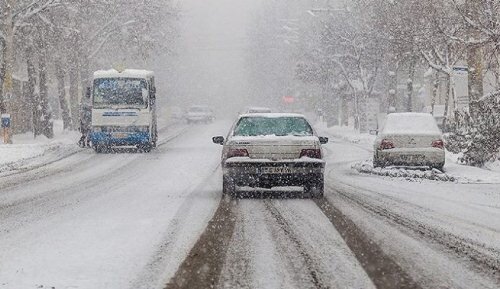 بارش برف و باران در ۱۹ استان