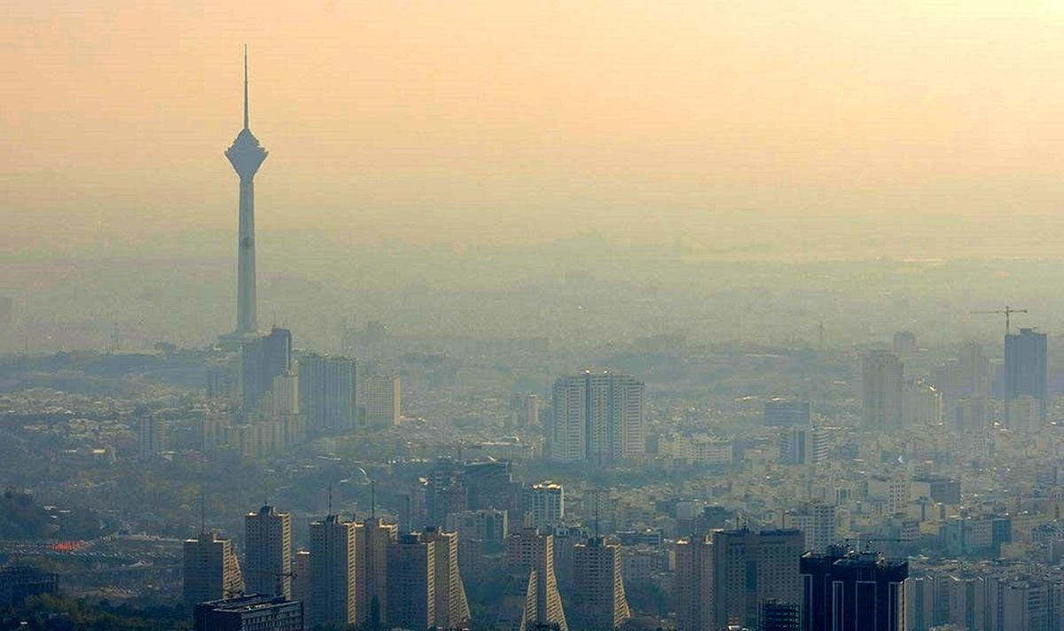 وزش باد شدید و خیزش گرد و خاک در تهران