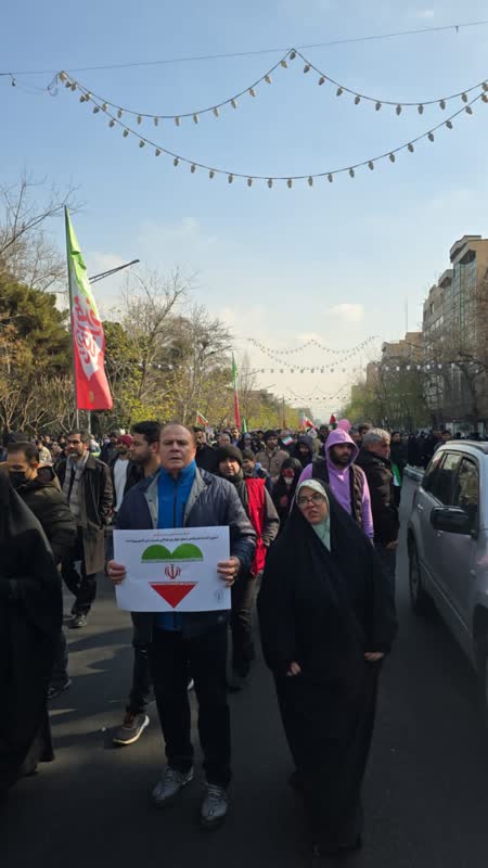 حضور مردم تهران در راهپیمایی ۲۲ بهمن و نمایش ایرانِ مقتدر